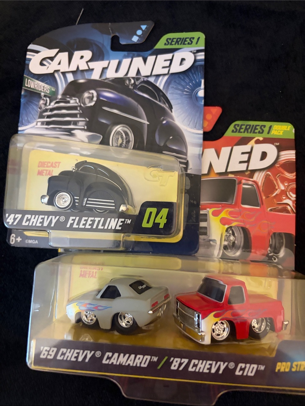 Series 1 Kids Toy Car Set - Black, Red, Gray